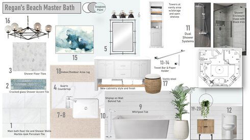 Sophisticated & Sleek Coastal Bathroom Remodel Wanda P. Moodboard 1 thumb