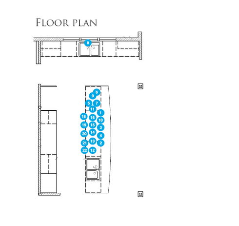 Online Designer Kitchen Floorplan