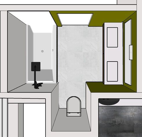 Online Designer Bathroom Floorplan