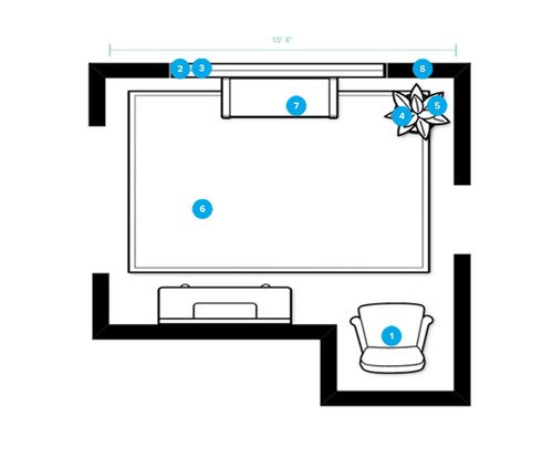 Online Designer Hallway/Entry Floorplan