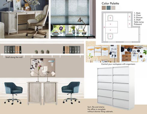 Sharp home office Luba K. Moodboard 1 thumb