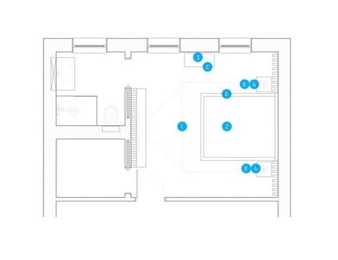 Online Designer Bedroom Floorplan