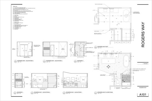 Online Designer Bathroom Floorplan