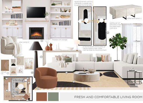 Cozy Modern Minimalist Living Room Design Maya M. Moodboard 2 thumb