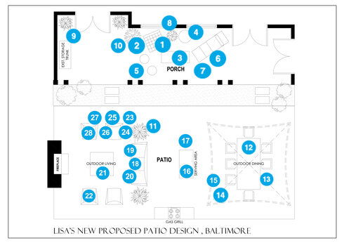 Online Designer Patio Floorplan