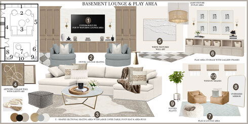 Elegant Eclectic Glam House Interior Design Rachel H. Moodboard 1 thumb