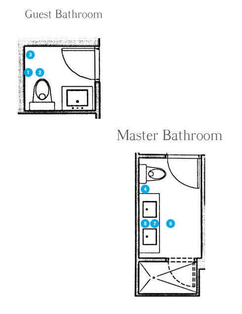 Online Designer Bathroom Floorplan