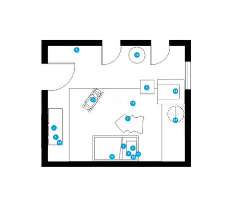 Online Designer Nursery Floorplan