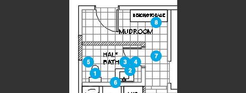 Online Designer Hallway/Entry Floorplan