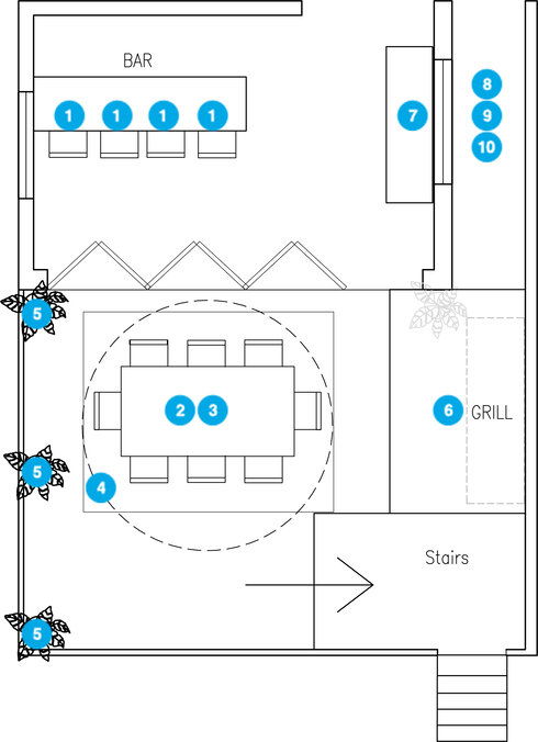 Online Designer Living Room Floorplan