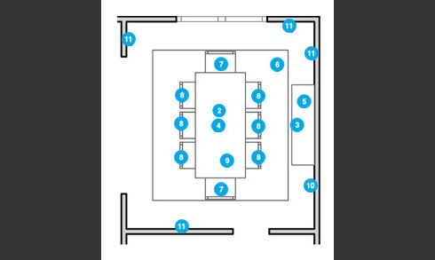 Online Designer Dining Room Floorplan