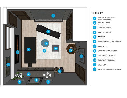 Online Designer Bedroom Floorplan