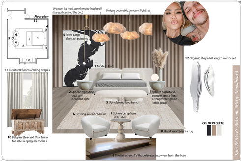 Unique and Neutral Bedroom Design Franzi K. Moodboard 1 thumb