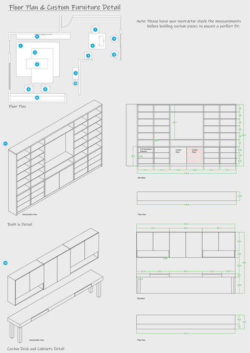 Online Designer Combined Living/Dining Floorplan