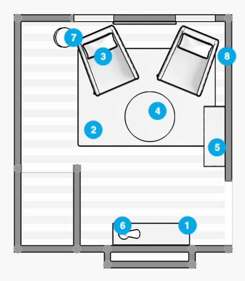 Online Designer Hallway/Entry Floorplan