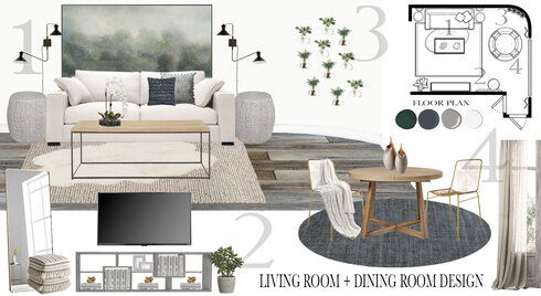 Calming Master Bedroom Interior Design Tera S. Moodboard 1 thumb