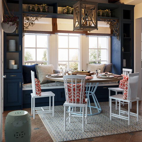 Transitional Style Breakfast Kitchen Nook