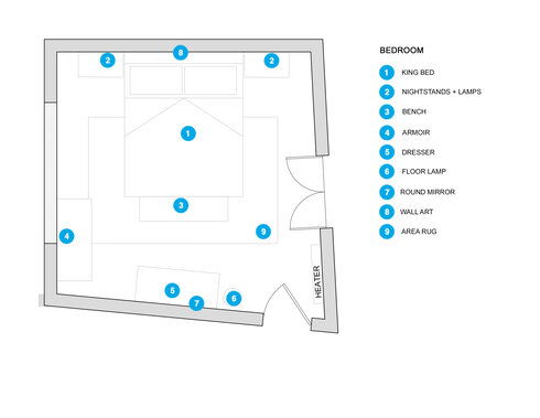 Online Designer Hallway/Entry Floorplan