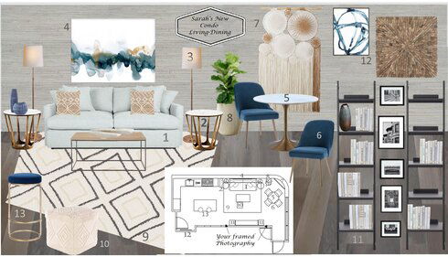 Calming Master Bedroom Interior Design Wanda P. Moodboard 2 thumb