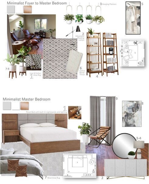 Solid Wood Accents Home Design & Girly Bedroom Wanda P. Moodboard 1 thumb