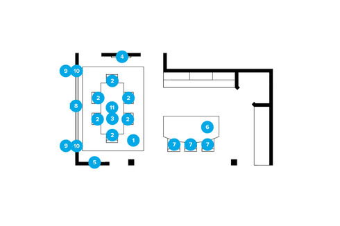 Online Designer Kitchen Floorplan