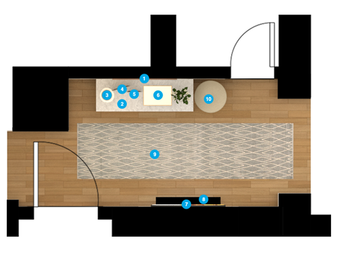 Online Designer Hallway/Entry Floorplan