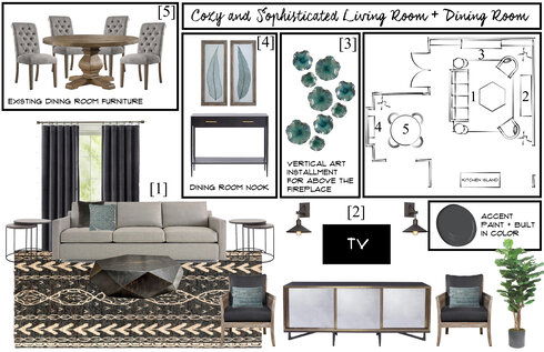 Classy Living Room and Formal Dining  Brittany J. Moodboard 1 thumb