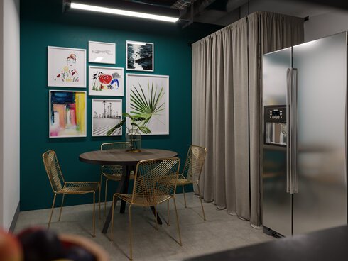 Modern Office Design - Breakroom And Kitchen | Decorilla
