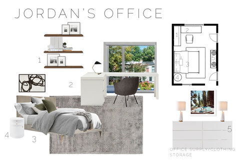 Contemporary, Stylish Bedroom Courtney B. Moodboard 2 thumb