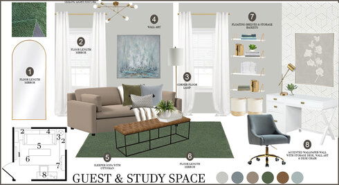 Amazing Eclectic Teen Hangout Room Design Rachel H. Moodboard 1 thumb