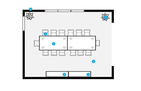 Online Designer Dining Room Floorplan