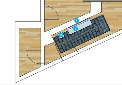 Online Designer Hallway/Entry Floorplan