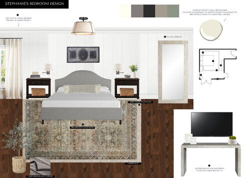 Chic Guest Bedroom Transformation Erin R. Moodboard 2 thumb