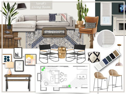 Fresh Coastal Home Interior Design Ideas Dragana V. Moodboard 2 thumb