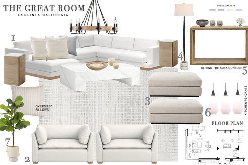 Chic and Coastal Interior Design Basmah E. Moodboard 2 thumb