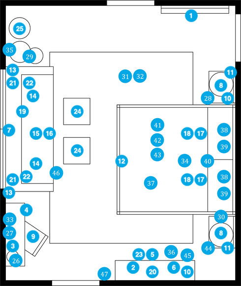 Online Designer Bedroom Floorplan