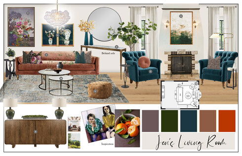 Eclectic Tudor Home  Interior Design Casey H. Moodboard 2 thumb