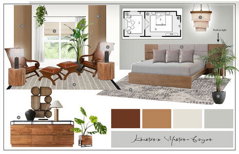 Solid Wood Accents Home Design & Girly Bedroom Casey H. Moodboard 2 thumb