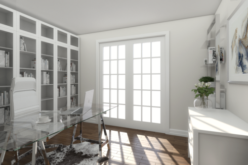 Clean And Modern Home Office Design Decorilla