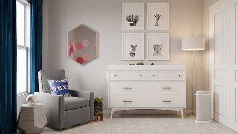 modern nursery dresser