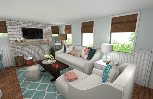Beautiful Coastal Living Room Decorilla