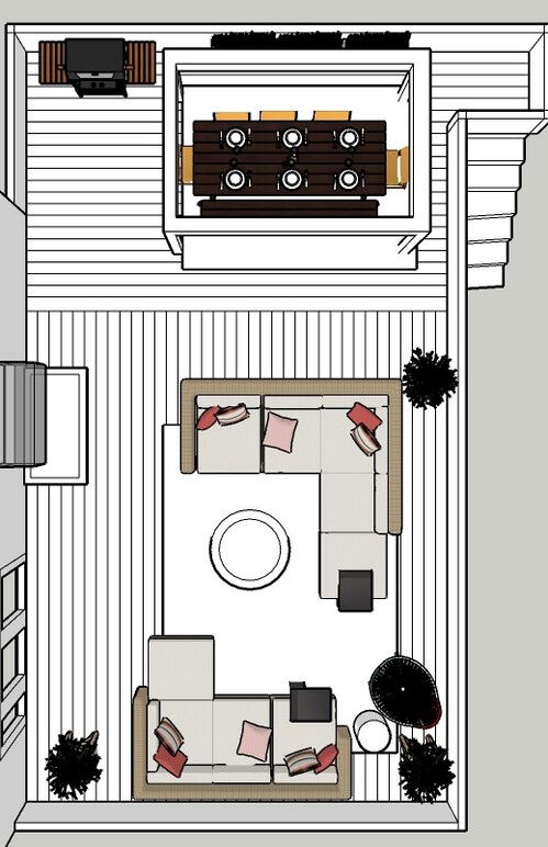 Online Designer Patio Floorplan