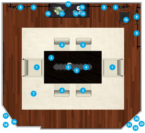 Plan de Comedor de Diseñador en Línea