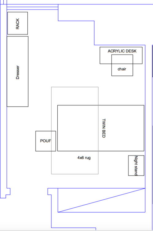 Online Designer Kids Room Floorplan