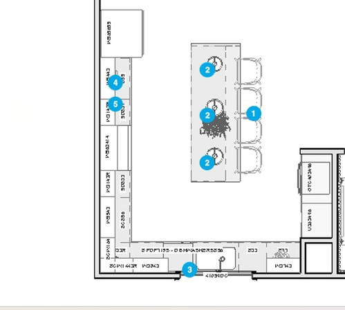Online Designer Kitchen Floorplan