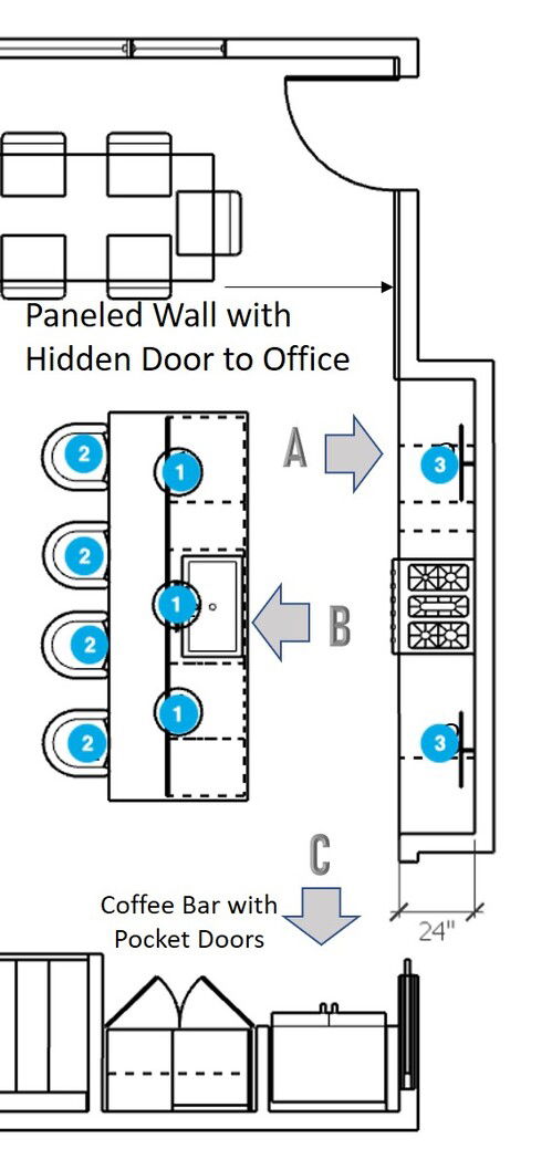 Online Designer Kitchen Floorplan