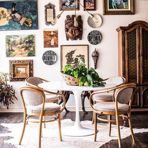 Eclectic Dining Room Design 