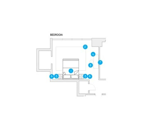 Online Designer Bedroom Floorplan