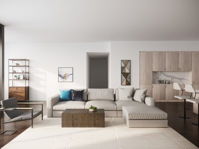 Online design Contemporary Combined Living/Dining by Theresa W. thumbnail