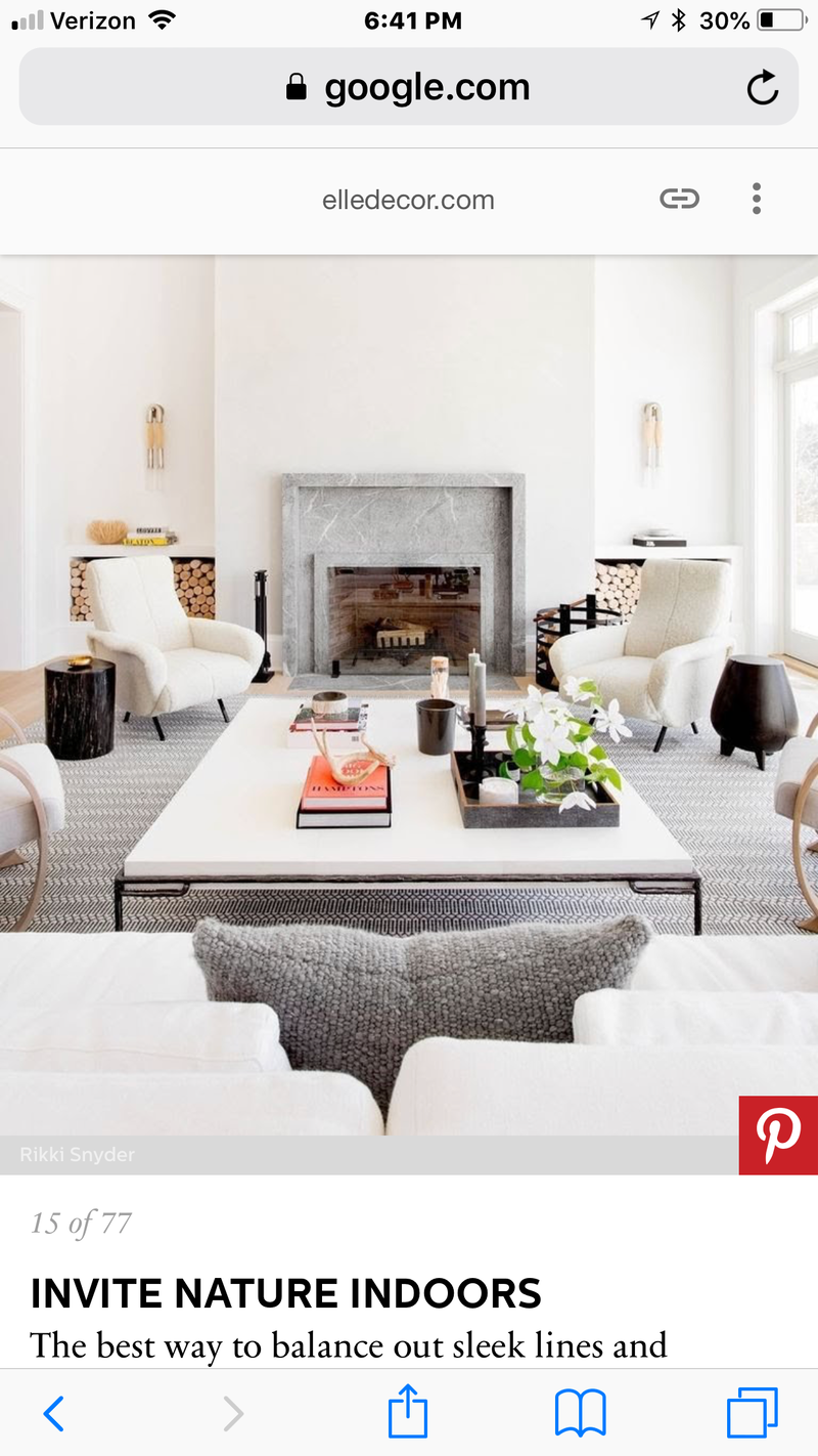 Navy Accents for Contemporary Living Room | Decorilla